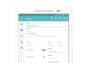 Tablet controladora con software integrado