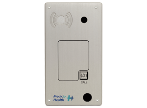 Intercomunicador IP PoE de empotrar con lector RFID y cámara a color